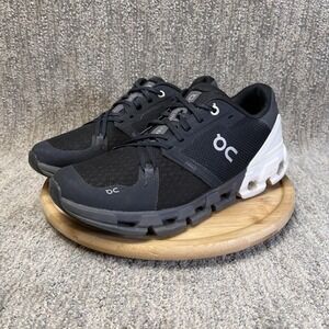 On Cloudflyer 4 Shoes Womens Size 9 Black White Running Sneakers Shoes 71.98671